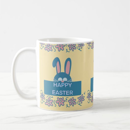 Fun Happy Easter Bunny Koffiemok (Links)