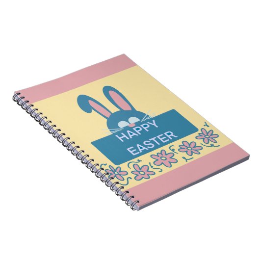 Fun Happy Easter Bunny Notitieboek (Rechterzijde)