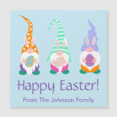 Fun Happy Easter Gnomes Bunny Spring - Gepersonali (Voorkant)