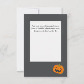Fun "Happy Halloween" Pumpkin Custom (Achterkant)