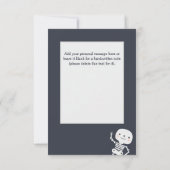 Fun "Happy Halloween"-skelet op maat (Achterkant)