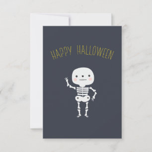 Fun "Happy Halloween"-skelet op maat