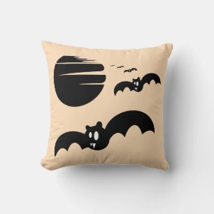 Fun Happy Halloween Trick or treat Bats Kussen