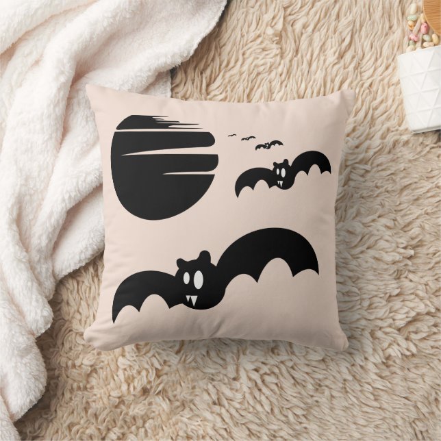 Fun Happy Halloween Trick or treat Bats Kussen (Deken)