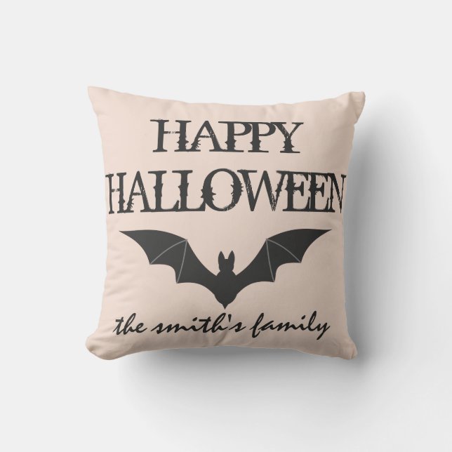 Fun Happy Halloween-Trick or treat met biet Kussen (Voorkant)