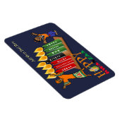 Fun Happy Kwanzaa 7 Principles gepersonaliseerd Magneet (Rechterzijde)