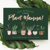 Fun Happy Moederdag voor het beste Plant Mamma Kaart