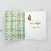 Fun Happy Pasen mama met Cute Bunny Feestdagen Kaart (Binnen)