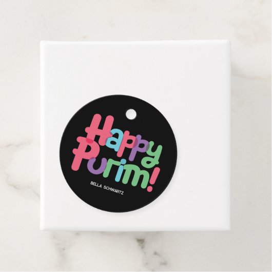 Fun Happy Purim Label (In situ)