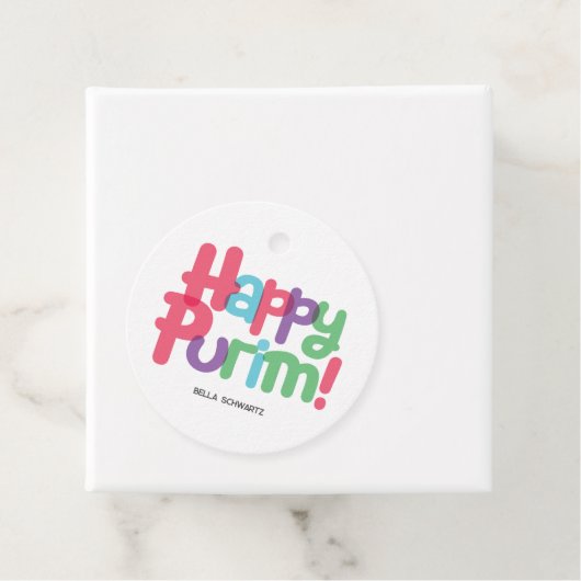 Fun Happy Purim Label (In situ)