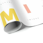 Fun Happy Purim Pastels Cadeaupapier (Rol Hoek)