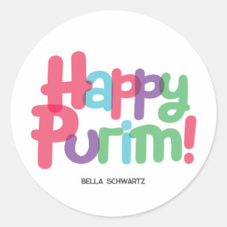 Fun Happy Purim Sticker