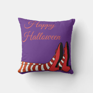 Fun Happy Retro Halloween Witch Buitenkussen