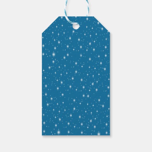 Fun Happy Skiing Snowman Cadeaulabel (Achterkant)