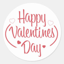 Fun Happy Valentine's Day Sticker