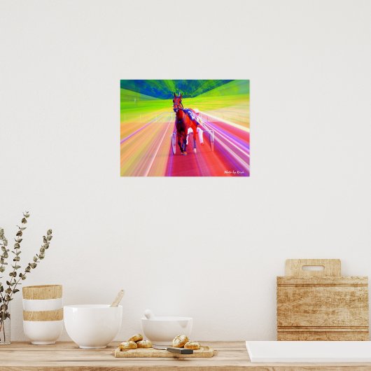 Fun Harness Racing Print (Keuken)