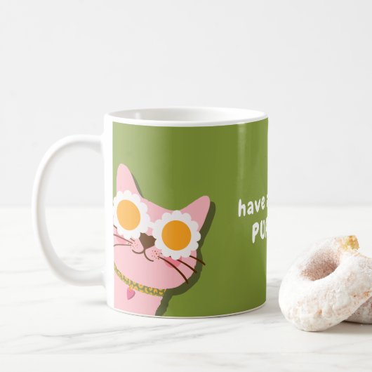 Fun Have a Spint-fect Dag Kat Mok (Met donut)