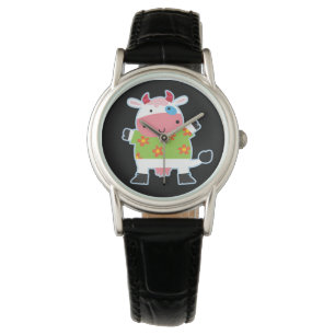 Fun Hawaiian Shirt Koe Horloge