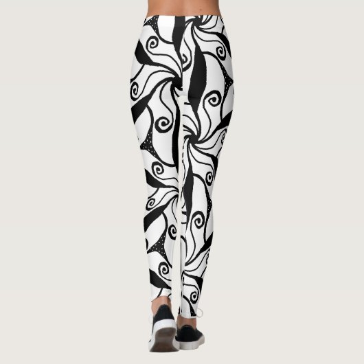 *~* Fun Healing Energy Enhanced Yoga via Anna Rosa Leggings (Achterkant)