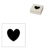 Fun Heart Ink Stamp Rubberstempel (Gestempeld)