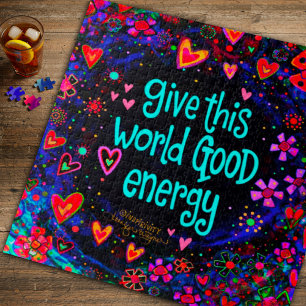 Fun Hearts Inspirivity Quotes Uniek Plein Legpuzzel