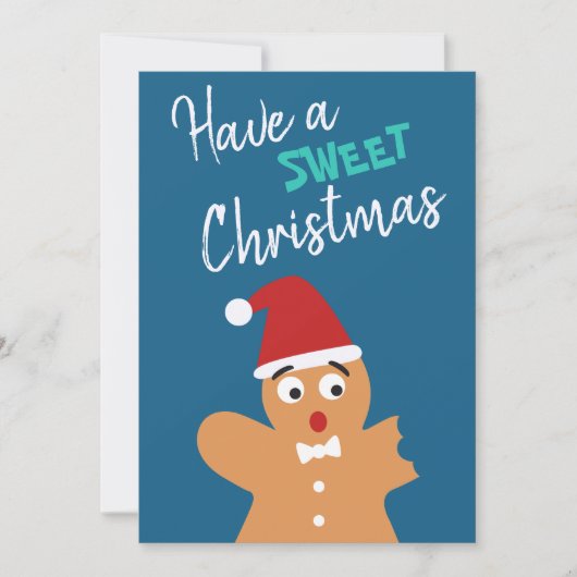 Fun heeft een lekkere kerstman. kaart (Voorkant)