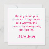 Fun Heifer of Bull Gender onthullen Bedankkaart (Achterkant)