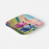 Fun Heifer of Bull Gender onthullen Papieren Bordje (Gebogen)