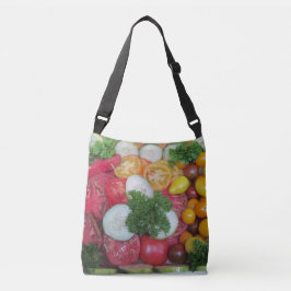 Fun Heirloom Tomato Crossbody Tas