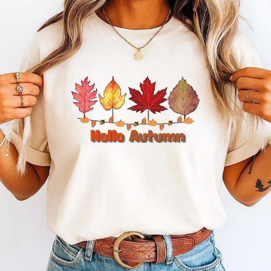 Fun "Hello Autumn" Sweater