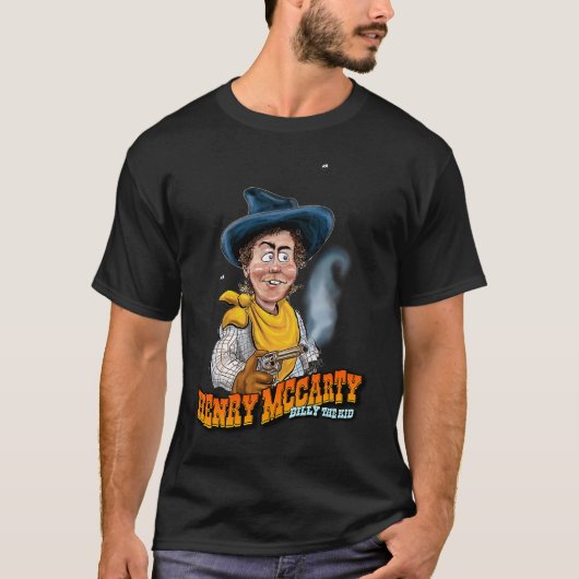 Fun Henry McCarty AKA Billy the Kid T-shirt (Voorkant)