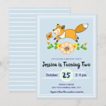 Fun Herfst Fox Birthday Party