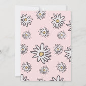 Fun Herfst Pink Sugar Skull Birthday Uitnodiging (Achterkant)