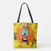 Fun Herfst Pumpkin Tote Bag (Achterkant)