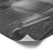 Fun Herfst Pumpkins Black White Photo Print (Hoek)