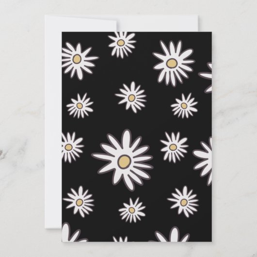 Fun Herfst Sugar Skull Birthday Kaart (Achterkant)