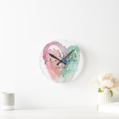 Fun Het is Prosecco O'Clock Waterverf Ronde Klok (Huis)