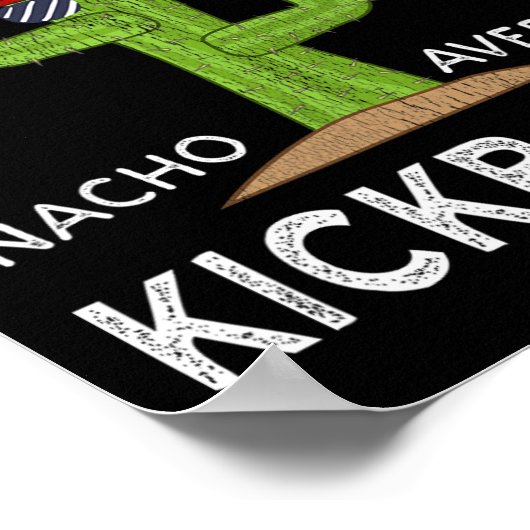 Fun Hilarious Kickboxer Meme Funny Kickboxing Poster (Hoek)