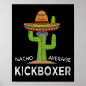 Fun Hilarious Kickboxer Meme Funny Kickboxing  Poster (Voorkant)