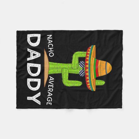 Fun Hilarious New Dad Humor Funny Meme  Fleece Deken (Voorkant (Horizontaal))