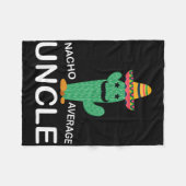 Fun Hilarious oom Joke Humor Funny Nacho Gemiddeld Fleece Deken (Voorkant (Horizontaal))