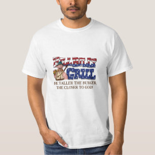 Fun Hill Billy Grill Denmark T-Shirt. T-shirt