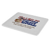 Fun HillBilly Grill Denmark Cutting Board! Snijplank (Hoek)