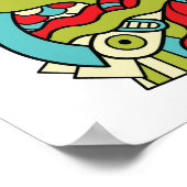 Fun Hipster Doodle Poster (Hoek)