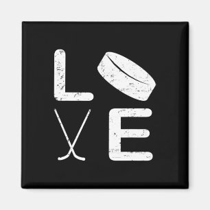 Fun Hockey Design for Kids Mannen Women Ice Hockey Magneet