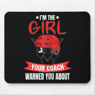 Fun Hockey Lover Graphic voor Dames en Meisjes Hoc Muismat