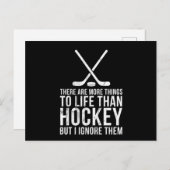 Fun Hockey Stuff grappiger meer voor de sport in h Briefkaart (Voorkant / Achterkant)