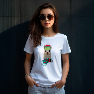 Fun Holiday Alpaca T-shirt