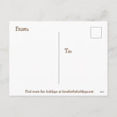 Fun Holiday Briefkaart (Achterkant)