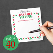 Fun Holiday Contest Stemmen Notitieblok Pack van 4